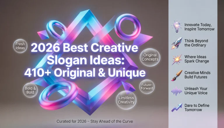 creative slogan ideas