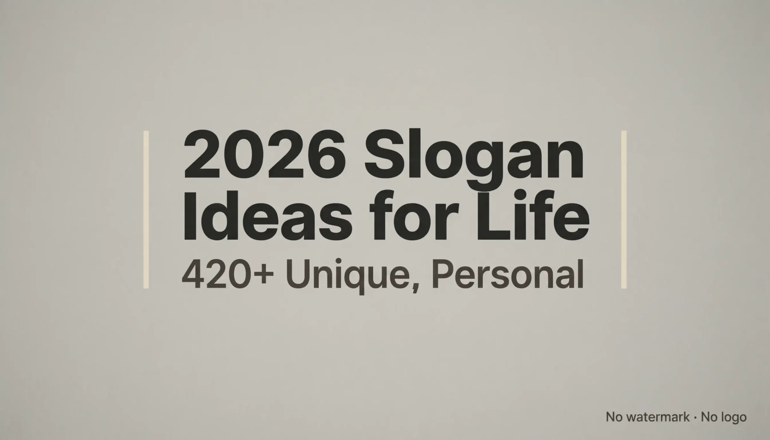 slogan ideas for life