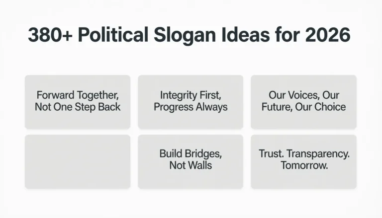 political slogan ideas