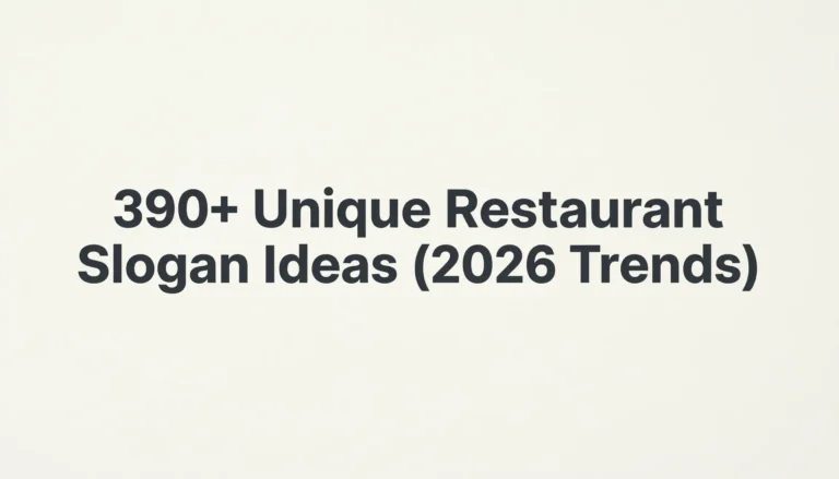 restaurant slogan ideas