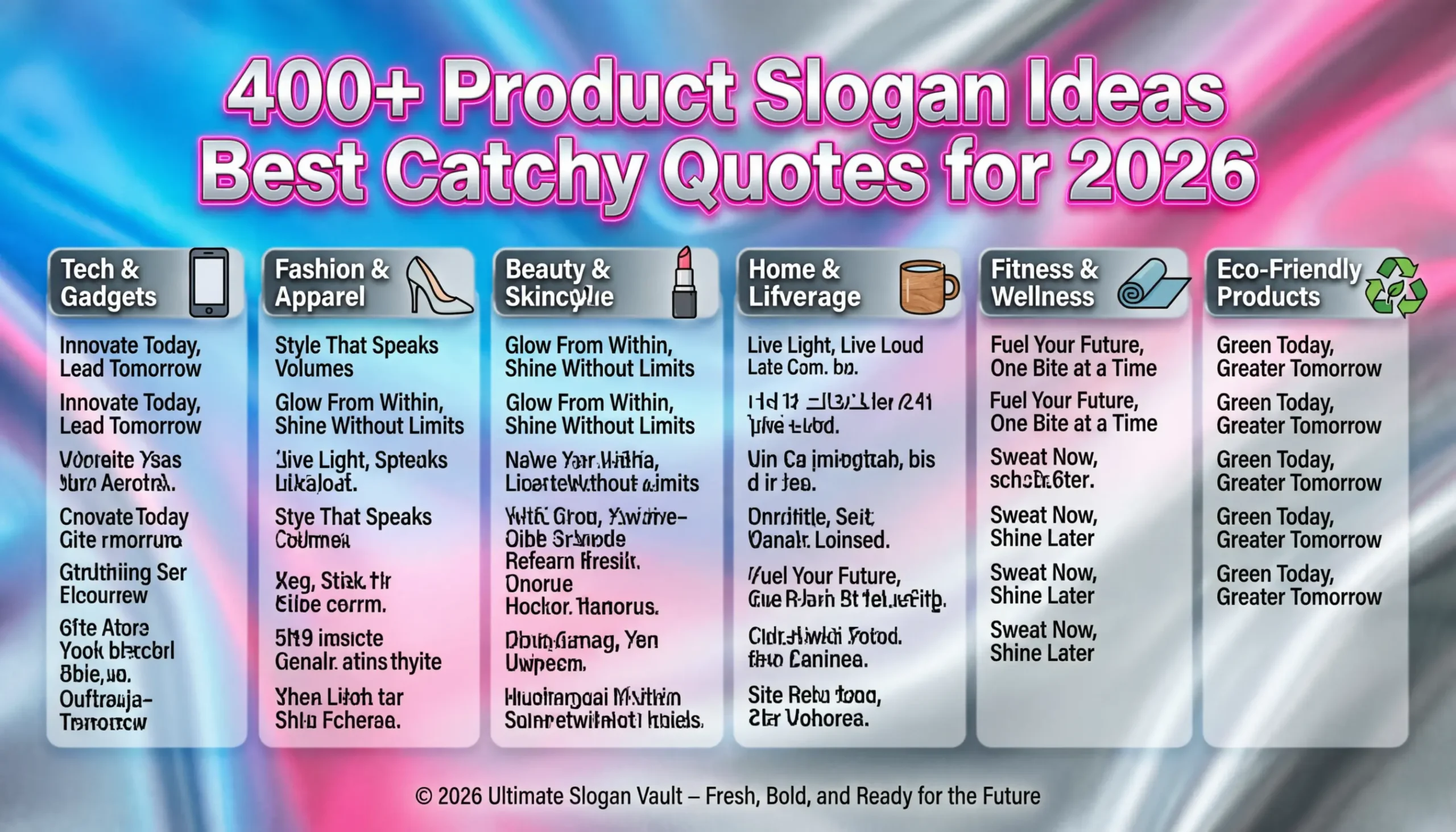 product slogan ideas