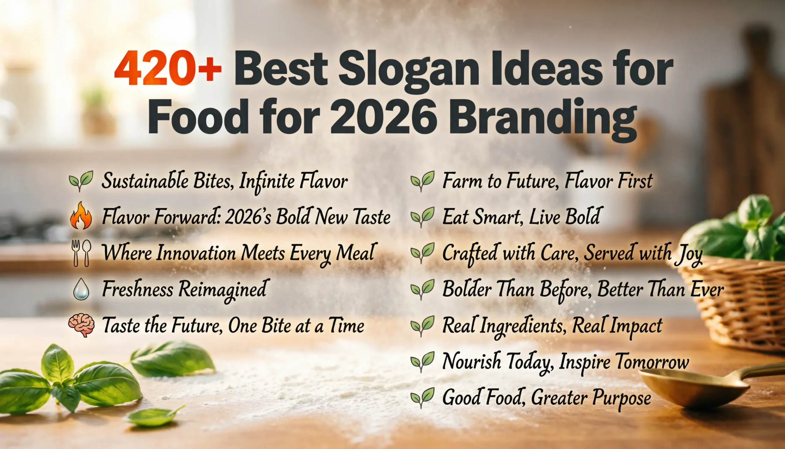 slogan ideas for food