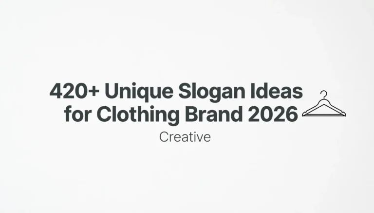 slogan ideas for clothing brand