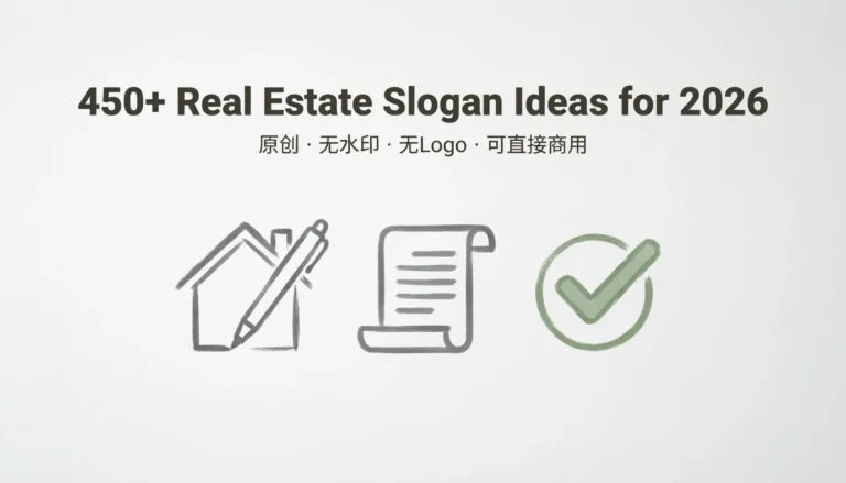 real estate slogan ideas
