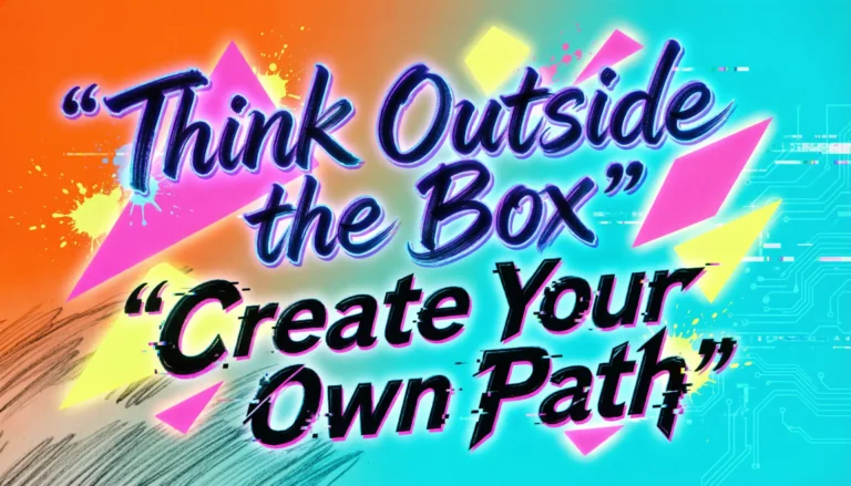 Creative slogan ideas design with color