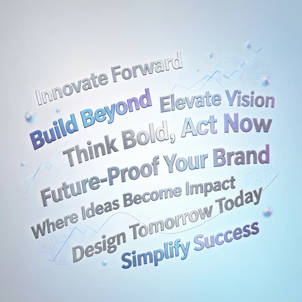 creative slogan ideas for business