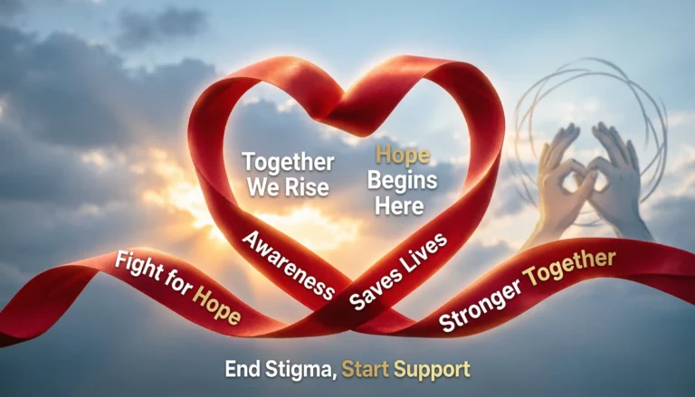 red ribbon slogan ideas