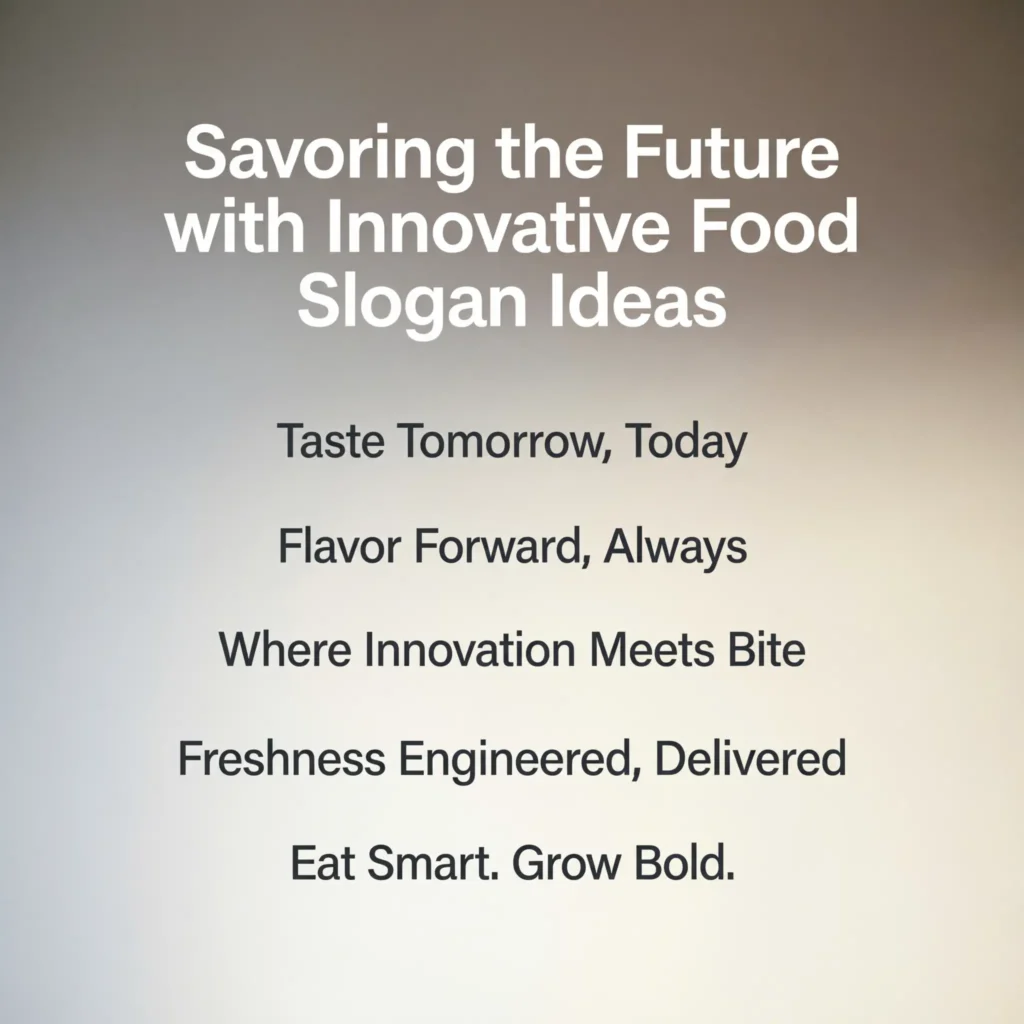  food slogan ideas