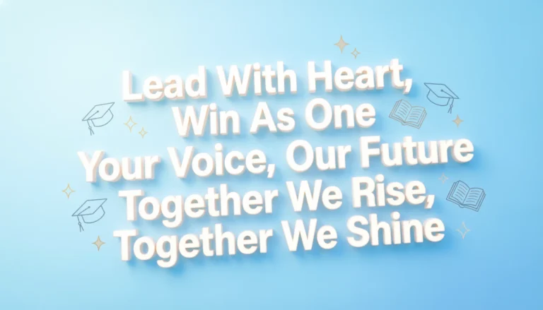 student council slogan ideas