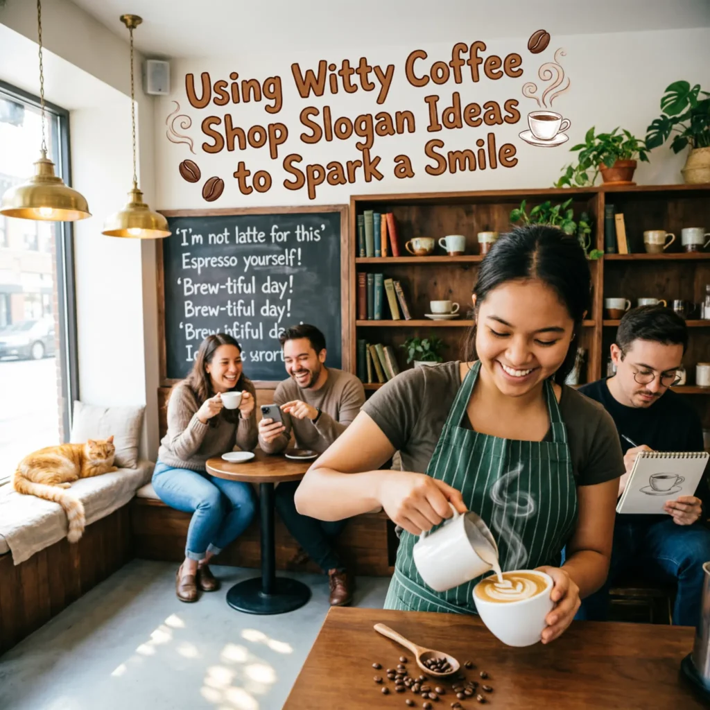 coffee shop slogan ideas 