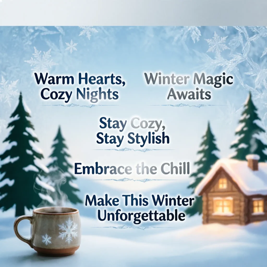 Winter slogan ideas