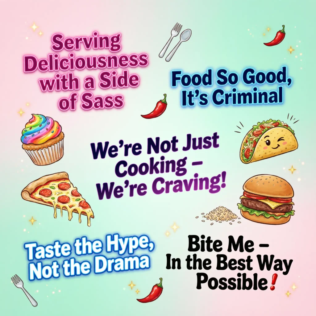 food business slogan ideas
