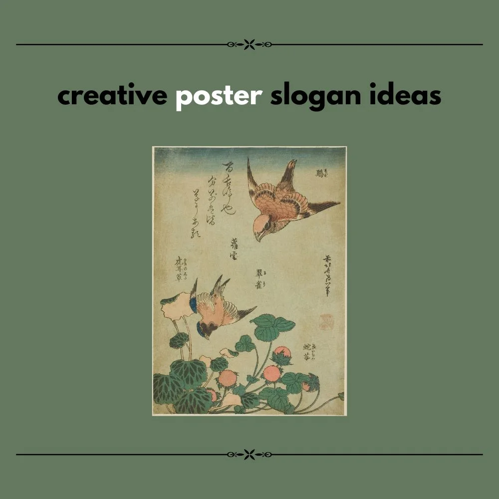 Poster Slogan Ideas