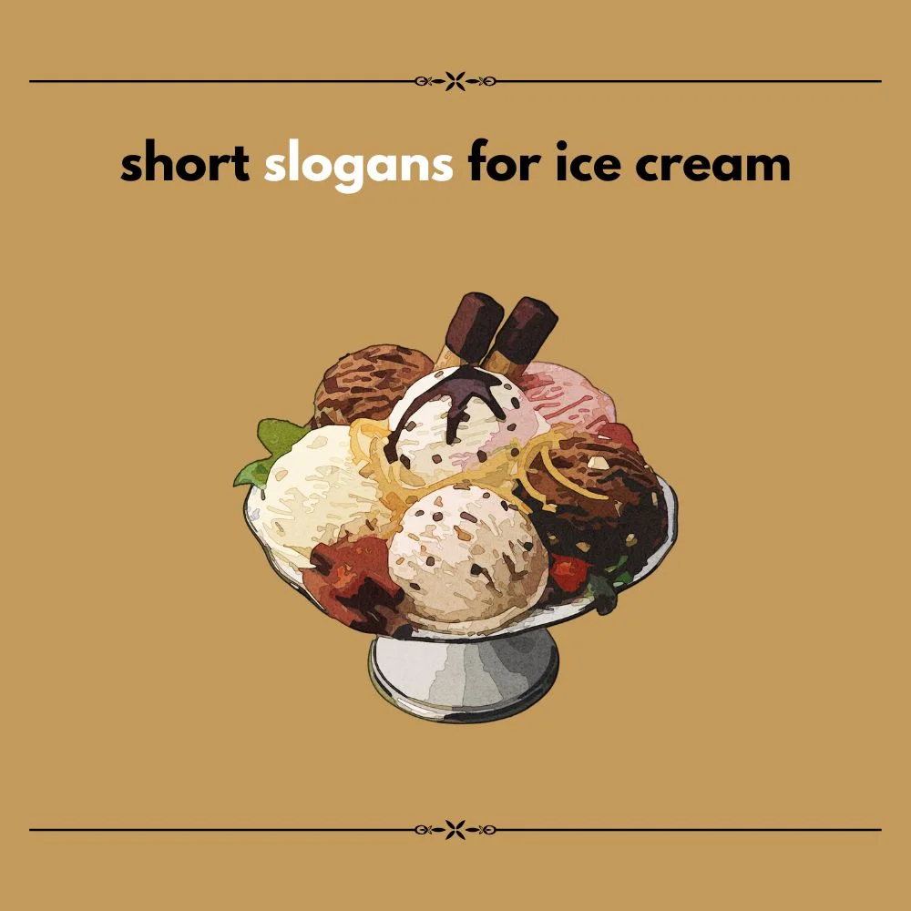 ice cream slogan ideas 