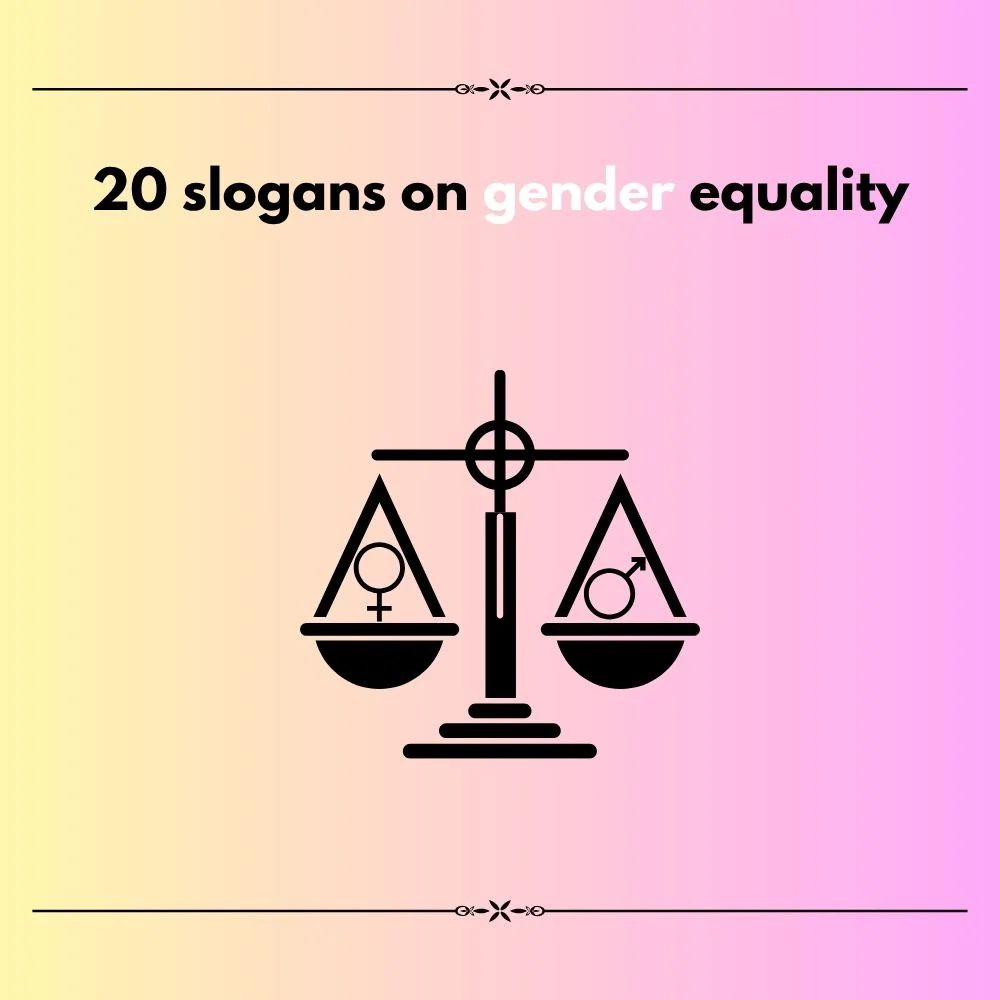 slogan ideas for gender equality