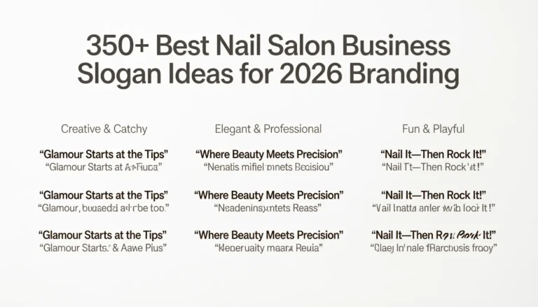 nail salon business slogan ideas