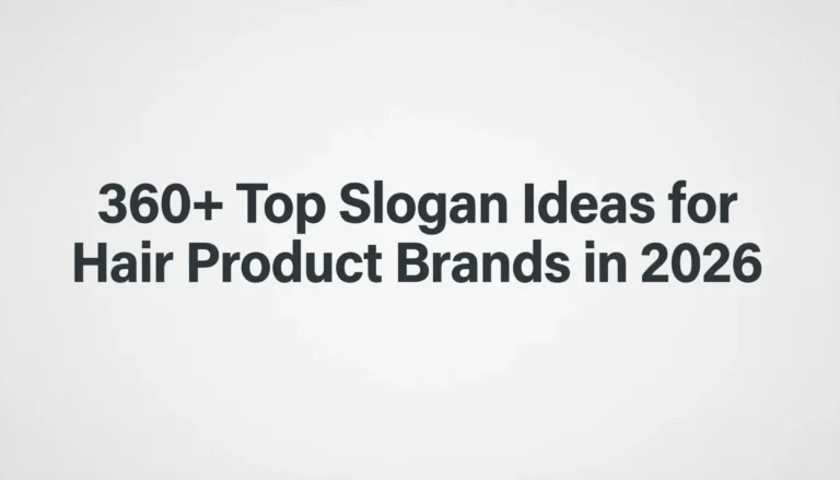 slogan ideas for hair product
