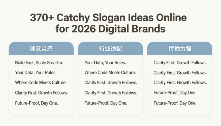 slogan ideas online