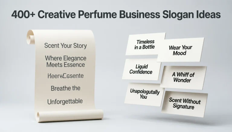 perfume business slogan ideas