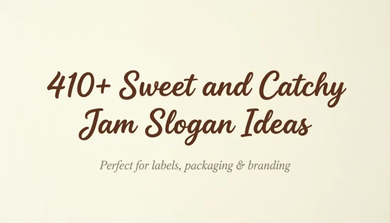 jam slogan ideas