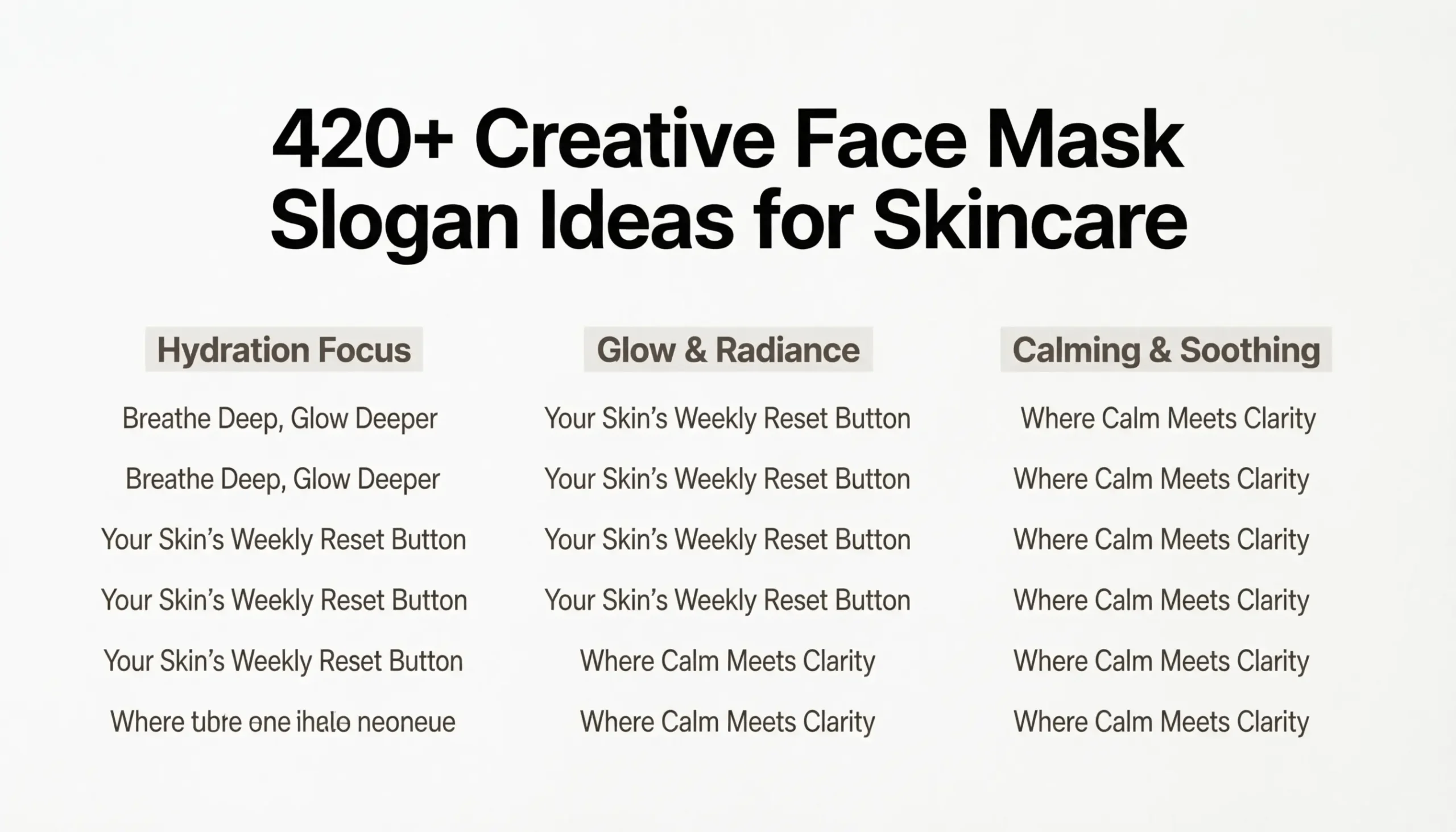 face mask slogan ideas