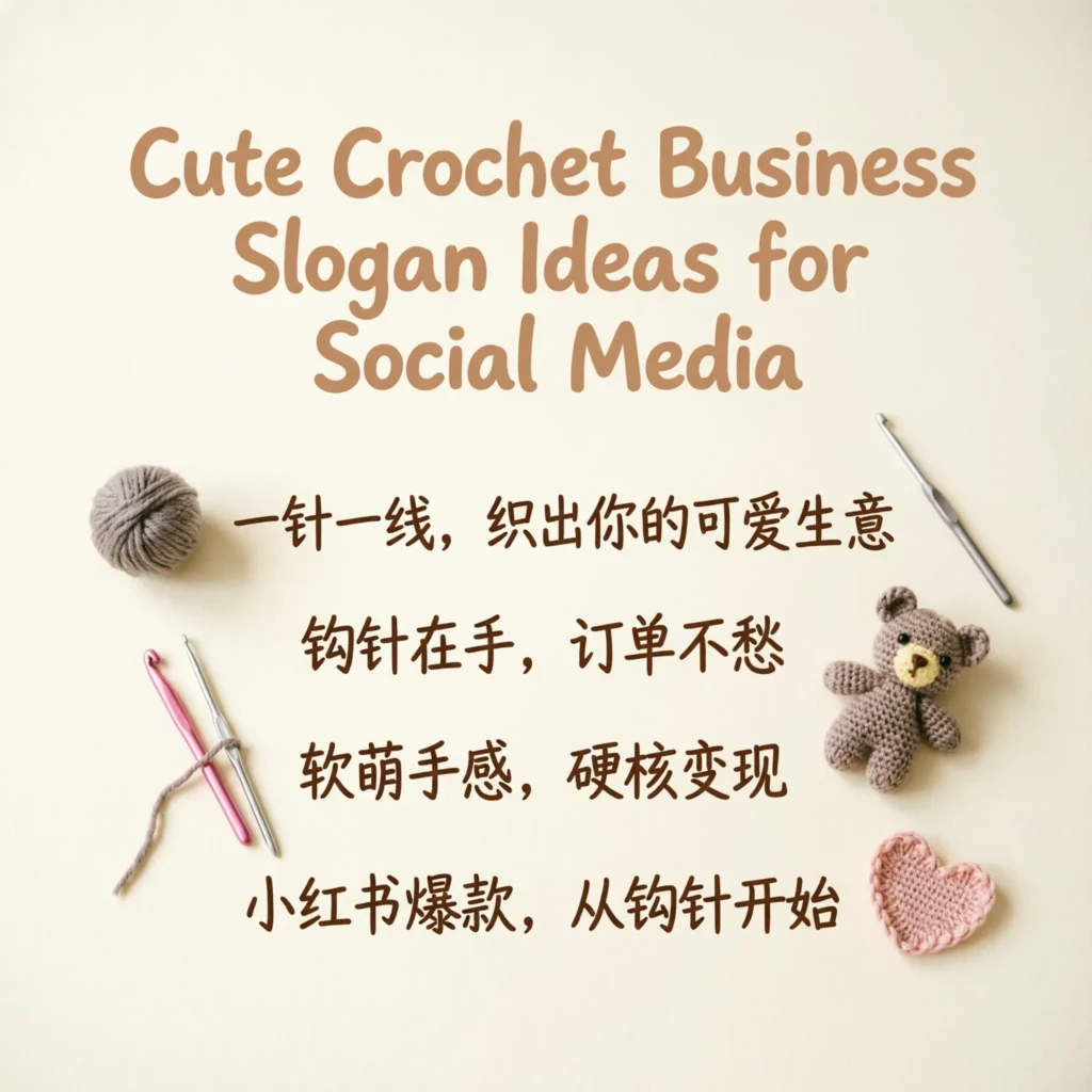 crochet business slogan ideas