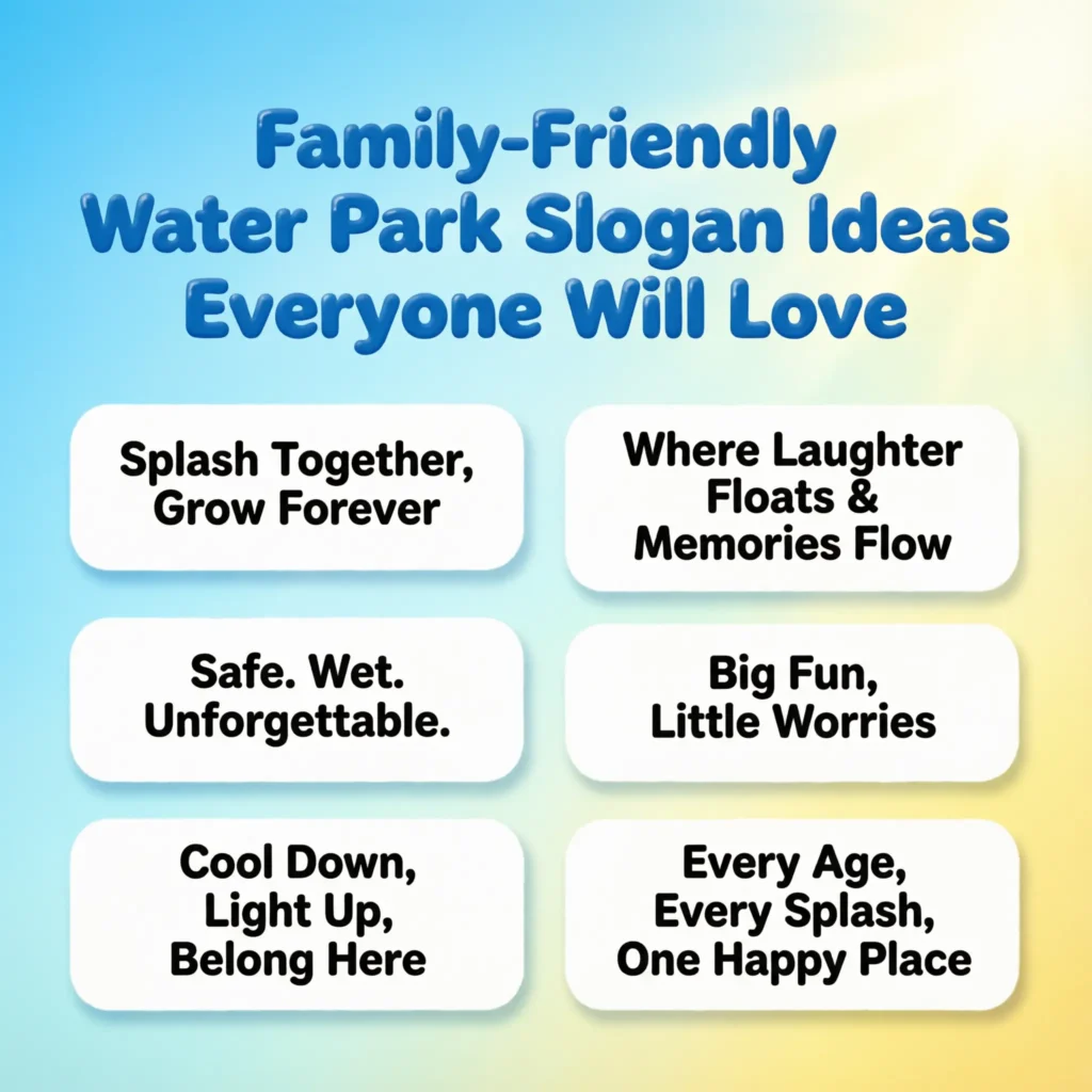 water park slogan ideas