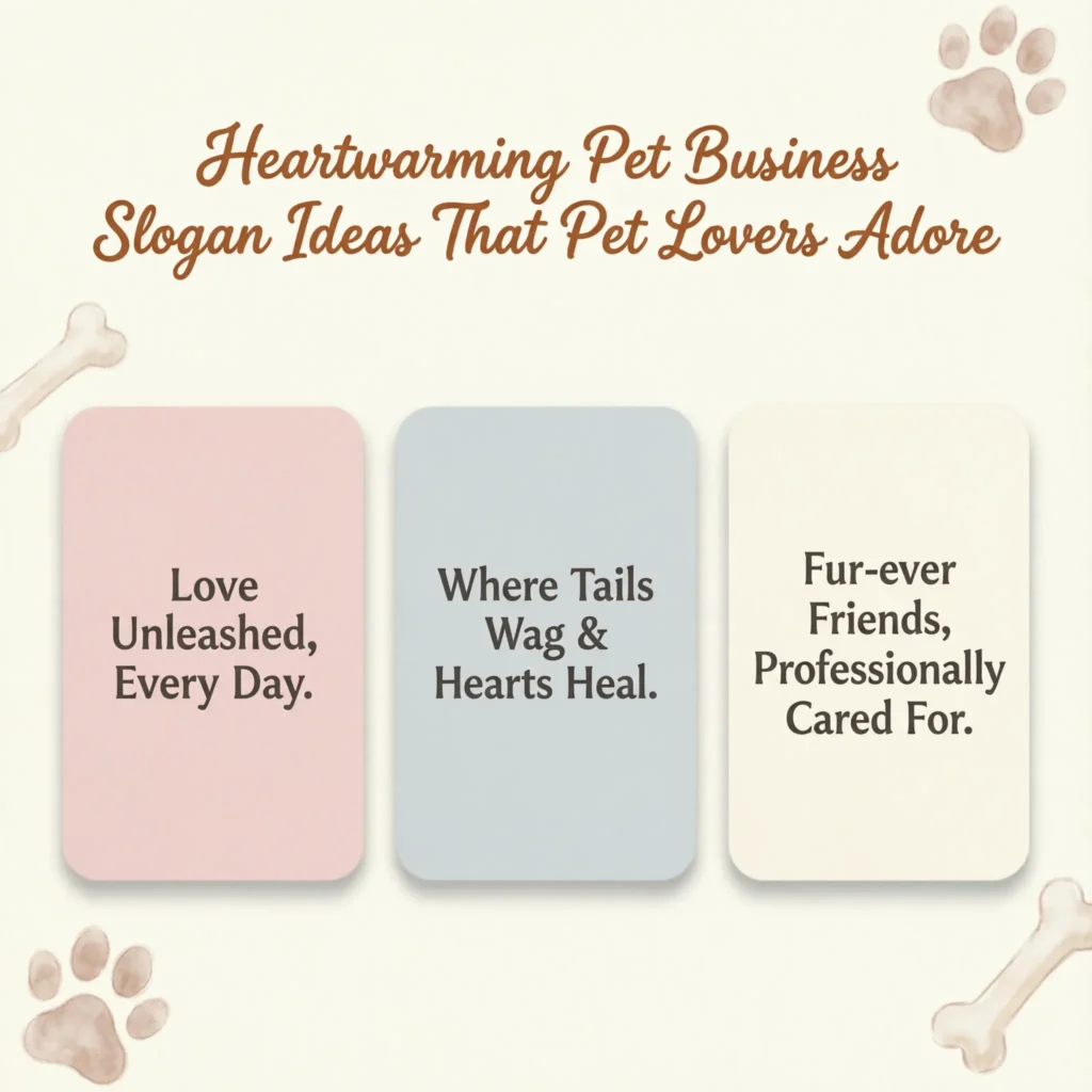 pet business slogan ideas