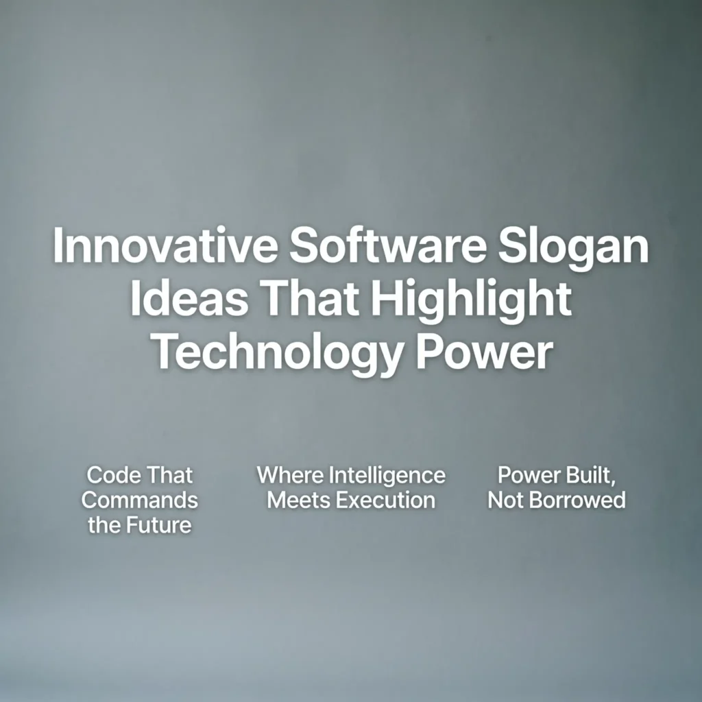 software slogan ideas