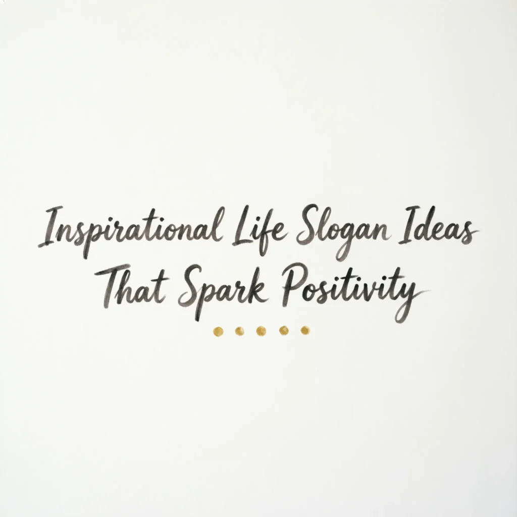 life slogan ideas