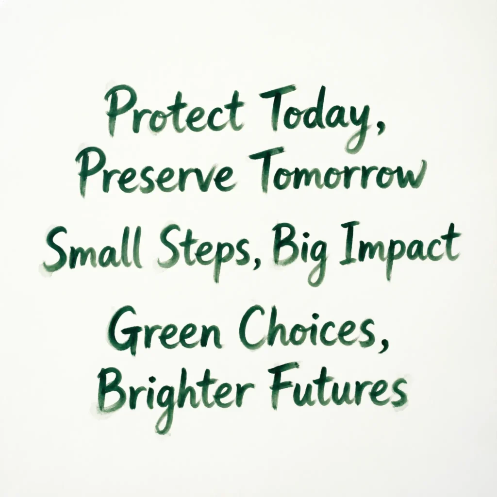 slogan ideas for environment