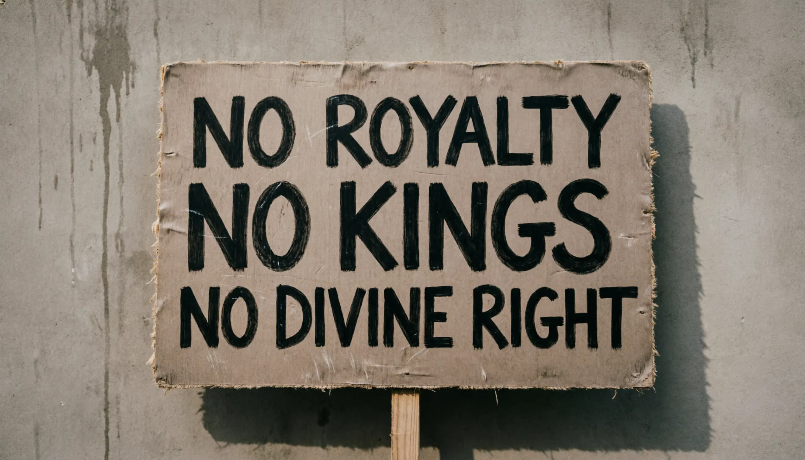 no kings protest sign slogan ideas