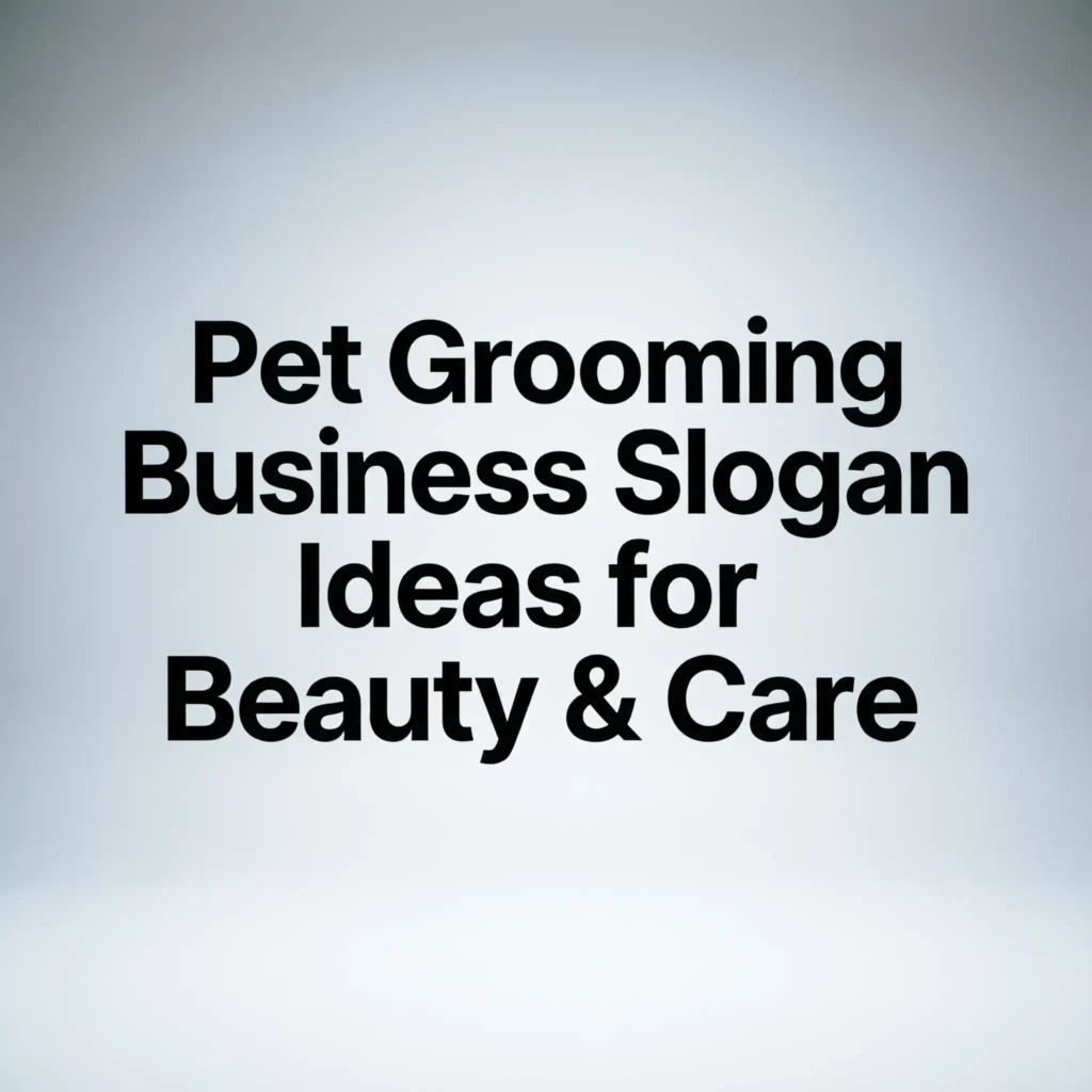 pet business slogan ideas