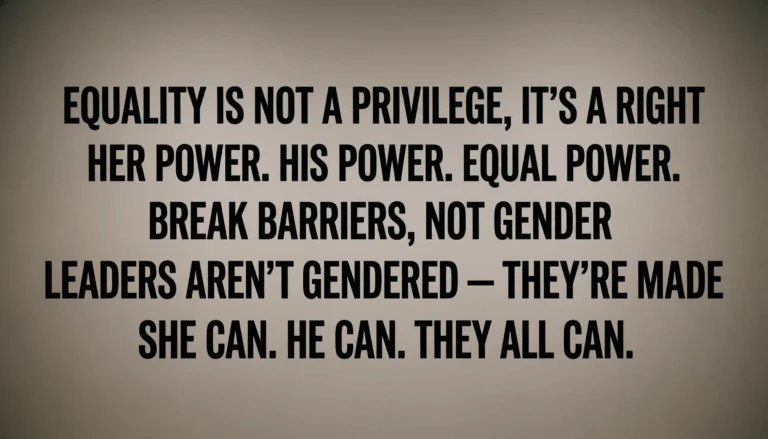 slogan ideas for gender equality