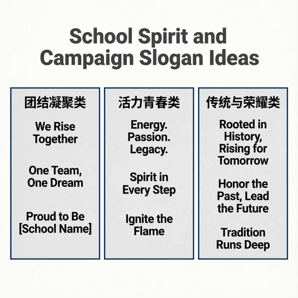  school campaign slogan ideas
