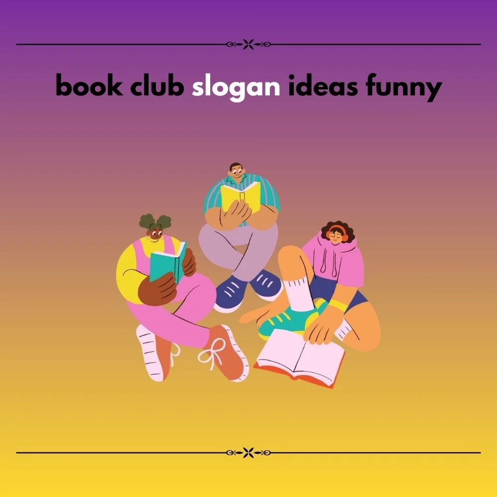 book club slogan ideas
