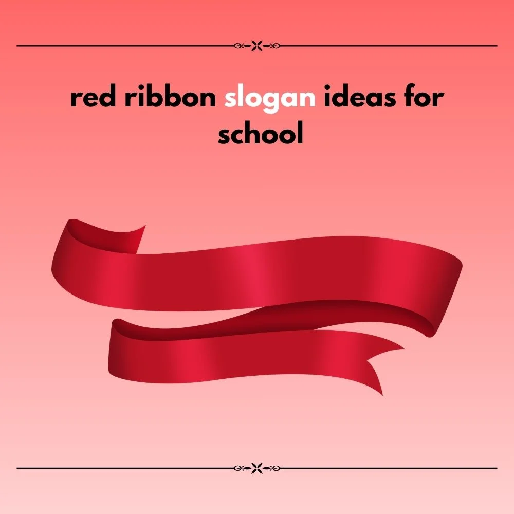 red ribbon slogan ideas