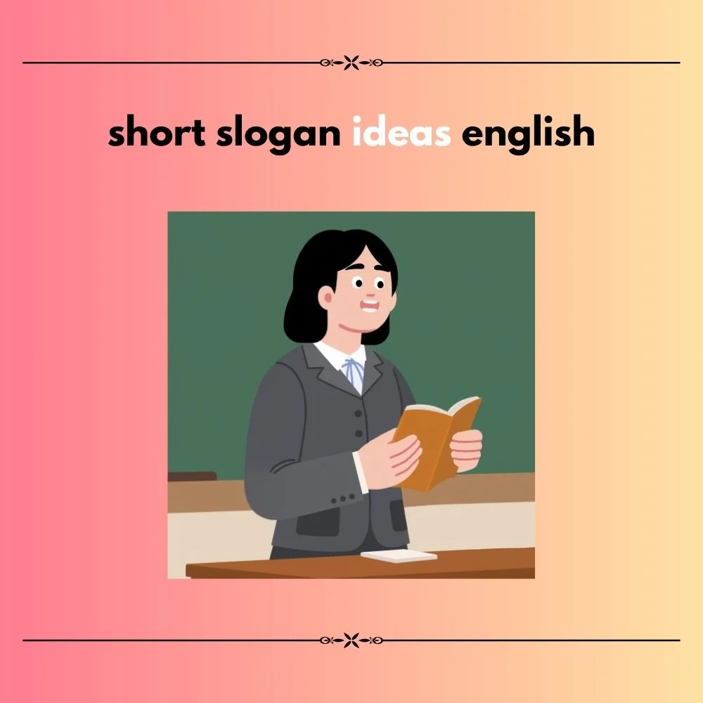 slogan ideas English