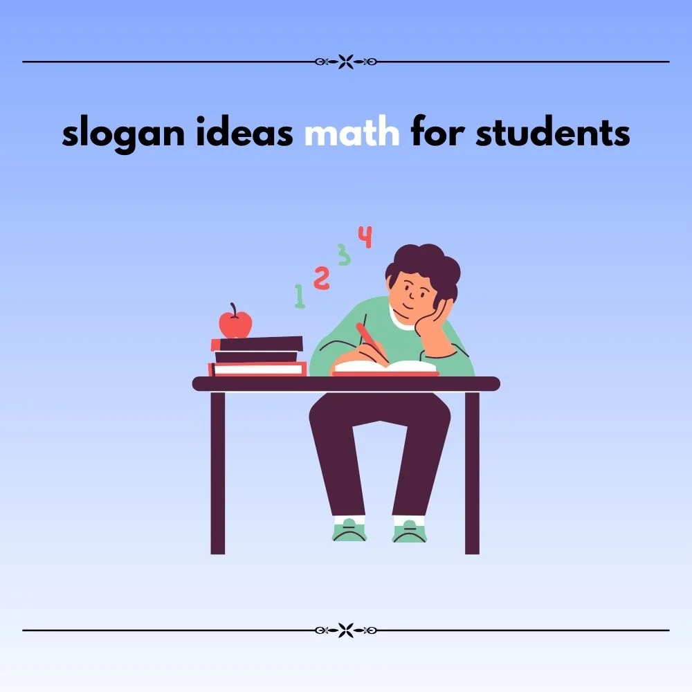 slogan ideas math