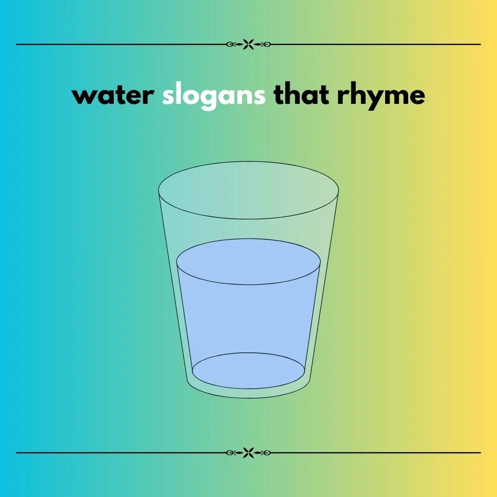 water slogan ideas