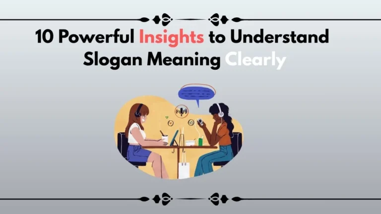 slogan meaning