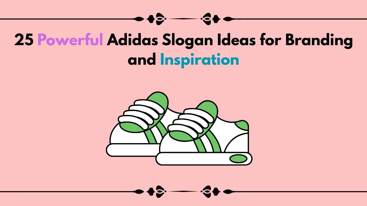 adidas slogan