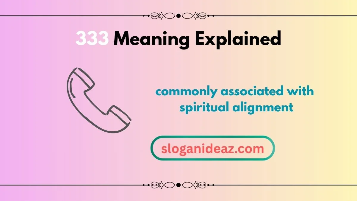 333 meaning