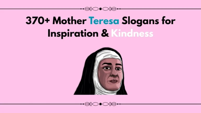 mother teresa slogan