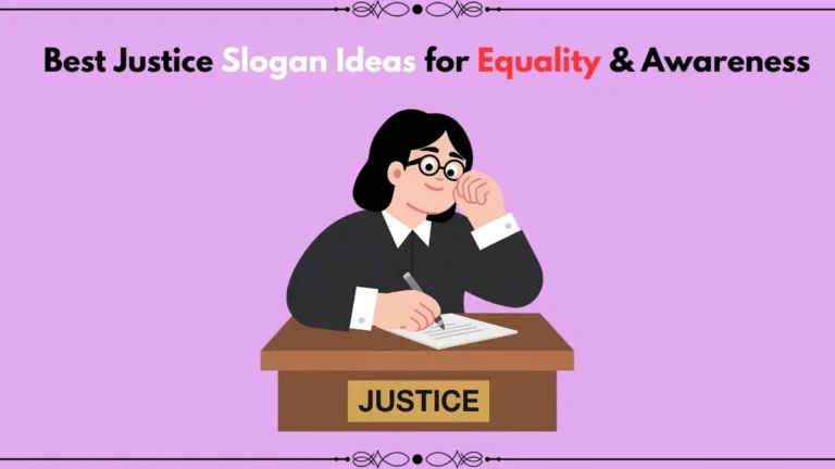 justice slogan ideas