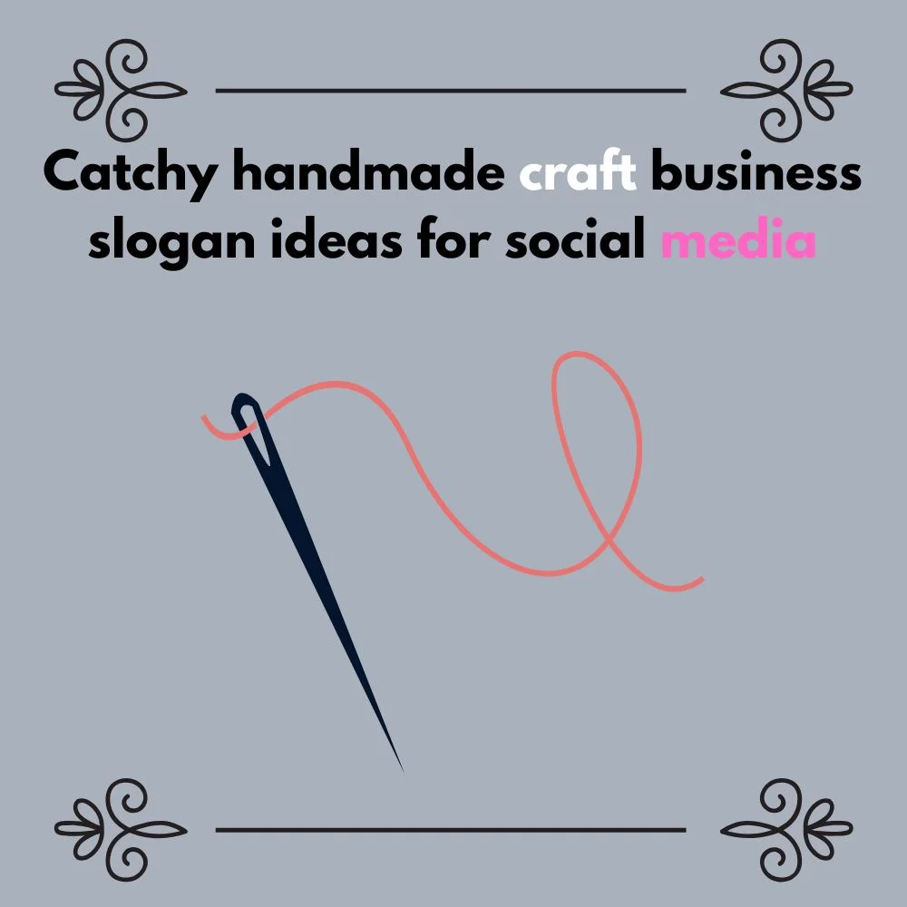 handmade craft business slogan ideas