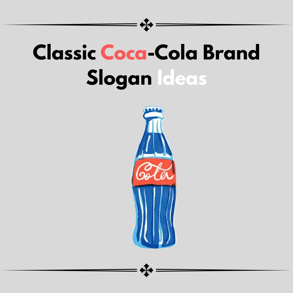 coca cola brand slogan