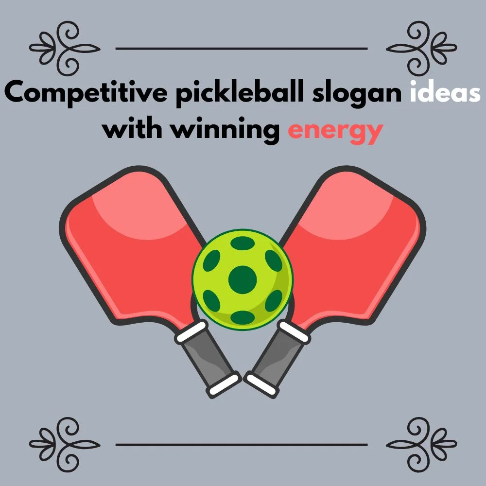 pickleball slogan ideas