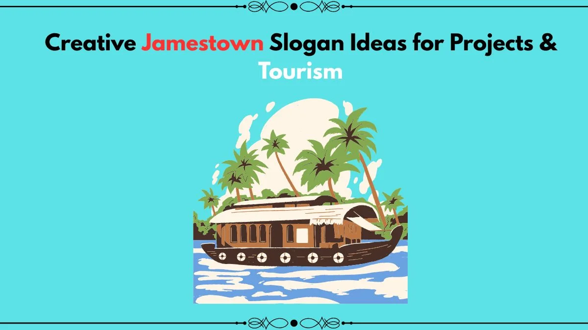 jamestown slogan ideas