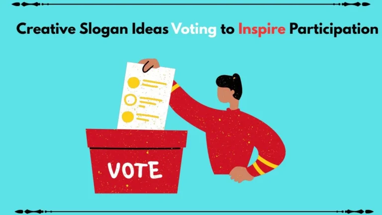 slogan ideas voting